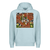 Blue Mist texas cactus Premium Hoodie - AdoDesignShop