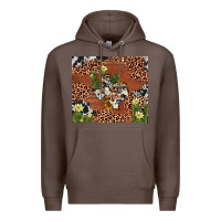 Coffee texas cactus Premium Hoodie - AdoDesignShop