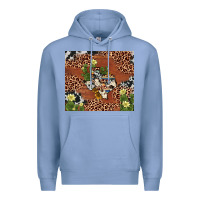 Colony Blue texas cactus Premium Hoodie - AdoDesignShop