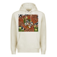Oatmeal Heather texas cactus Premium Hoodie - AdoDesignShop