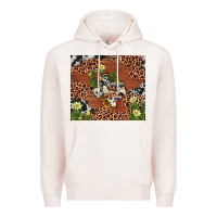 Pale Pink texas cactus Premium Hoodie - AdoDesignShop