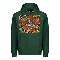 Sports Green texas cactus Premium Hoodie - AdoDesignShop