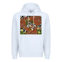 White texas cactus Premium Hoodie - AdoDesignShop