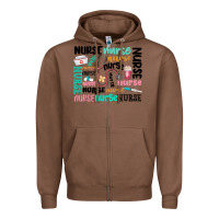 Chestnut nurse Zipper Hoodie - MaliasSmallBusiness