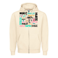 Sandshell nurse Zipper Hoodie - MaliasSmallBusiness
