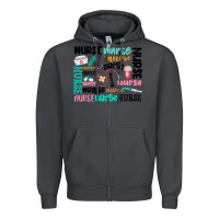 Smoke nurse Zipper Hoodie - MaliasSmallBusiness