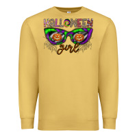 Antique Gold halloween girl Premium Sweatshirt - CowhideDigitalArt
