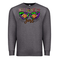 Charcoal Heather halloween girl Premium Sweatshirt - CowhideDigitalArt