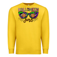 Lemon halloween girl Premium Sweatshirt - CowhideDigitalArt