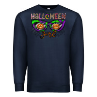 Navy halloween girl Premium Sweatshirt - CowhideDigitalArt