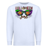 White halloween girl Premium Sweatshirt - CowhideDigitalArt