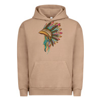 Pigment Burro indian leopard headdress Urban Hoodie - BarkalooDesign