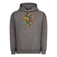 Pigment Tornado indian leopard headdress Urban Hoodie - BarkalooDesign