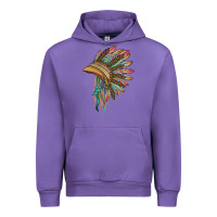 Tulip indian leopard headdress Urban Hoodie - BarkalooDesign