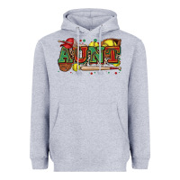 Heather Grey aunt softball Heavyweight Hoodie - Zillion Design Studio