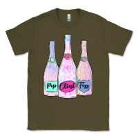 Army Green pop clink fizz champagne bubbly Classic Tee - MaliasSmallBusiness