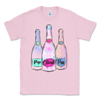Bubblegum Pink pop clink fizz champagne bubbly Classic Tee - MaliasSmallBusiness