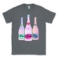 Charcoal Heather pop clink fizz champagne bubbly Classic Tee - MaliasSmallBusiness