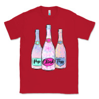 Red pop clink fizz champagne bubbly Classic Tee - MaliasSmallBusiness