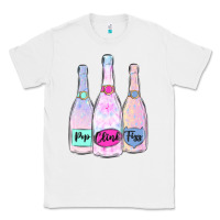 White pop clink fizz champagne bubbly Classic Tee - MaliasSmallBusiness
