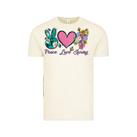 Vintage Arctic peace love springwith flowers and butterfly Vintage Tee - Artiststas