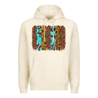 Tofu sunflower cactus leopard brushstroke Premium Hoodie - AdoDesignShop