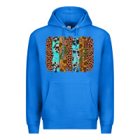 True Royal sunflower cactus leopard brushstroke Premium Hoodie - AdoDesignShop