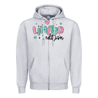 Heather Grey limited edition Zipper Hoodie - MaliasSmallBusiness