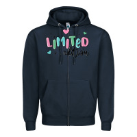 Navy limited edition Zipper Hoodie - MaliasSmallBusiness
