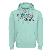 Seafoam limited edition Zipper Hoodie - MaliasSmallBusiness