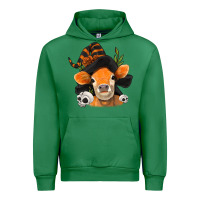 Emerald halloween witch cow Urban Hoodie - Jasminsmagicworld