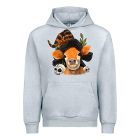 Heather Grey halloween witch cow Urban Hoodie - Jasminsmagicworld