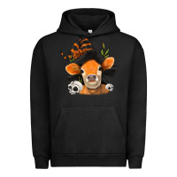 Pigment Black halloween witch cow Urban Hoodie - Jasminsmagicworld