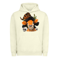 Pigment Pistachio halloween witch cow Urban Hoodie - Jasminsmagicworld