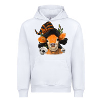 White halloween witch cow Urban Hoodie - Jasminsmagicworld