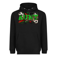 Black aunt soccer Heavyweight Hoodie - Zillion Design Studio