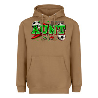 Toasted Coconut aunt soccer Heavyweight Hoodie - Zillion Design Studio