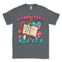 Charcoal Heather romantasy book club Classic Tee - MaliasSmallBusiness