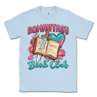 Dusty Blue romantasy book club Classic Tee - MaliasSmallBusiness