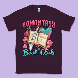 Romantasy Book Club Classic Tee Designed By Maliassmallbusiness
