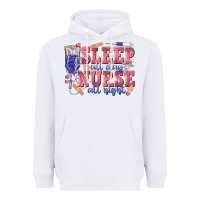 White sleep all day nurse all night Heavyweight Hoodie - texasbilliewilder
