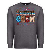 Charcoal Heather Cousin crew Premium Sweatshirt - Neo Western