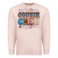 Pale Pink Cousin crew Premium Sweatshirt - Neo Western