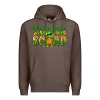 Coffee shenanigans squad gnomes shamrock gold leopard glitter Premium Hoodie - Artiststas