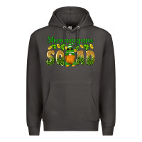 Smoke shenanigans squad gnomes shamrock gold leopard glitter Premium Hoodie - Artiststas