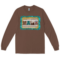 Chestnut western turquoise's mama background Long Sleeve Tee - BarkalooDesign