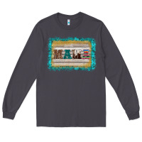 Smoke western turquoise's mama background Long Sleeve Tee - BarkalooDesign