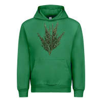 Emerald Botanical Sagebrush Illustrations Urban Hoodie - LillyAllenDesigns