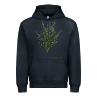 Navy Botanical Sagebrush Illustrations Urban Hoodie - LillyAllenDesigns