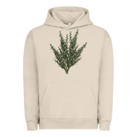 Pigment French Oak Botanical Sagebrush Illustrations Urban Hoodie - LillyAllenDesigns